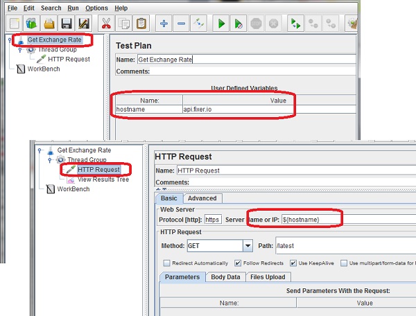Variable as Part of Test Plan