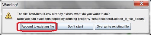 Append JMeter Load Test Result to Old Files