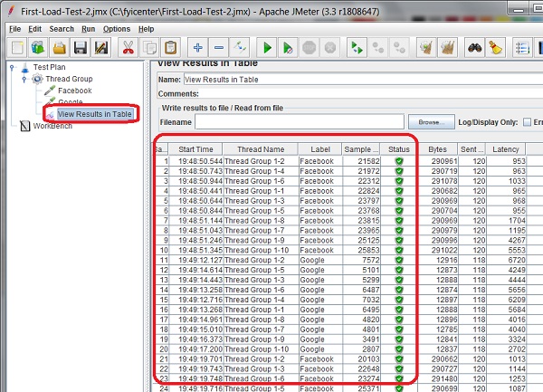 Run First JMeter Load Test