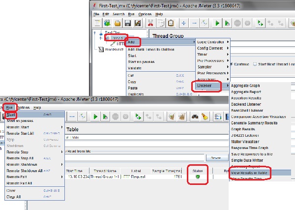 Run First JMeter Test