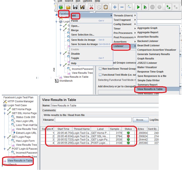 View Result in Table for Entire Test Plan