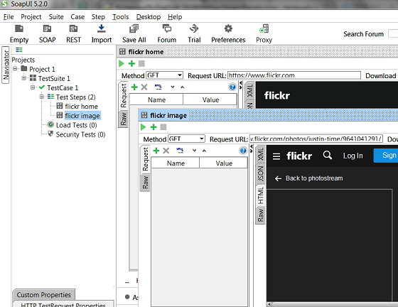 Build Test Steps for Load Test