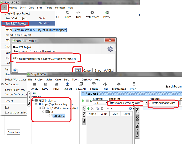 Create REST Project for REST API Testing