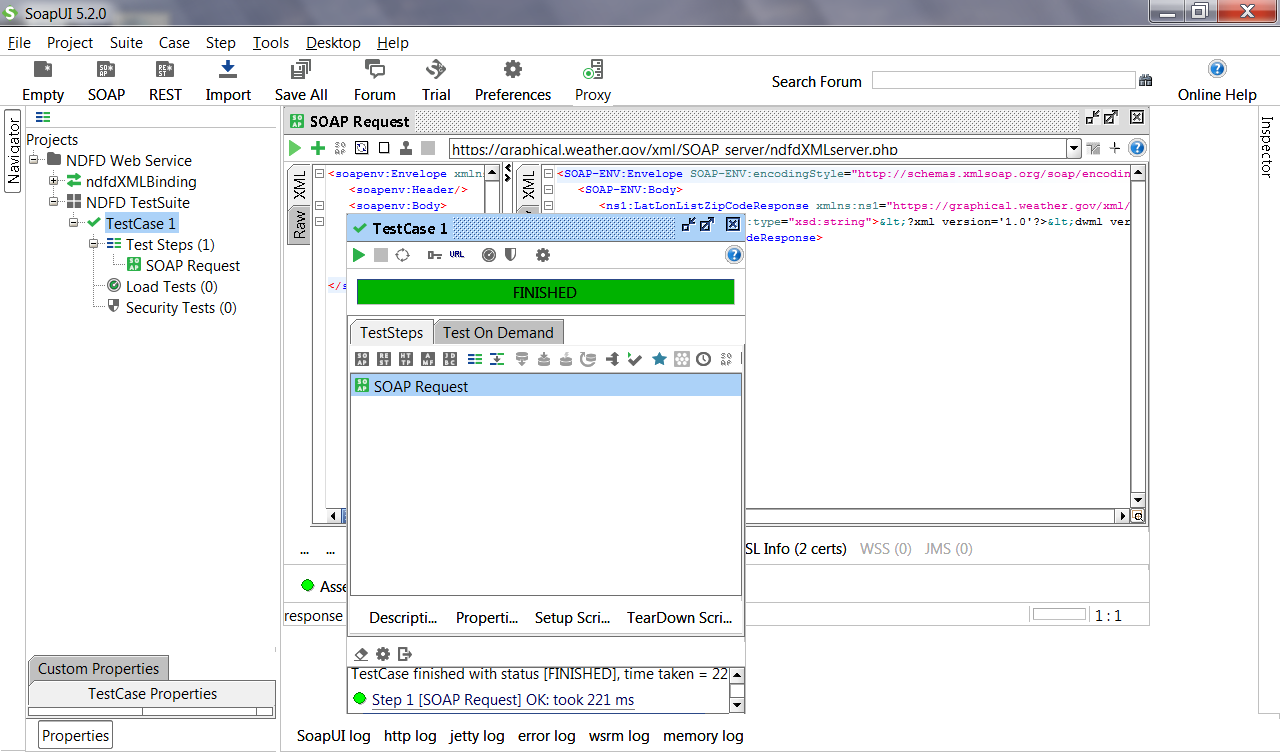 Run SOAP Test Case in SoapUI