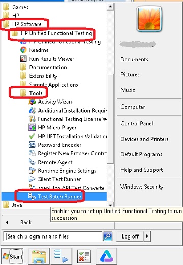 Start Test Batch Runner