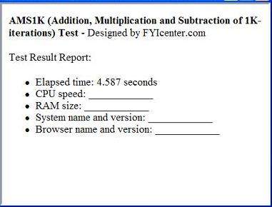 AMS1K Test Result