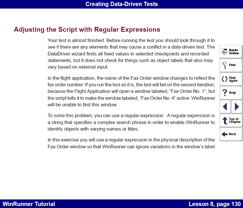 Adjusting the Script with Regular Expressions
