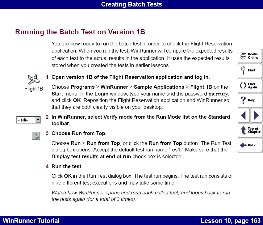Running the Batch Test