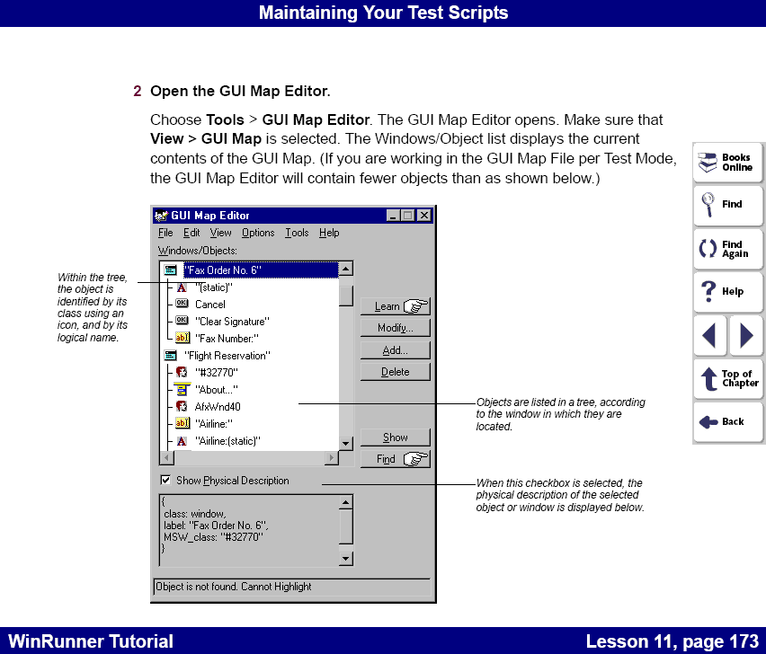 Opening the GUI Map Editor