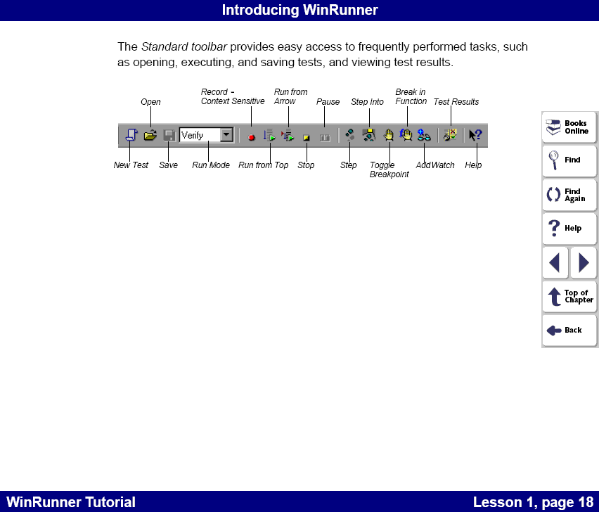 WinRunner Windows Icons
