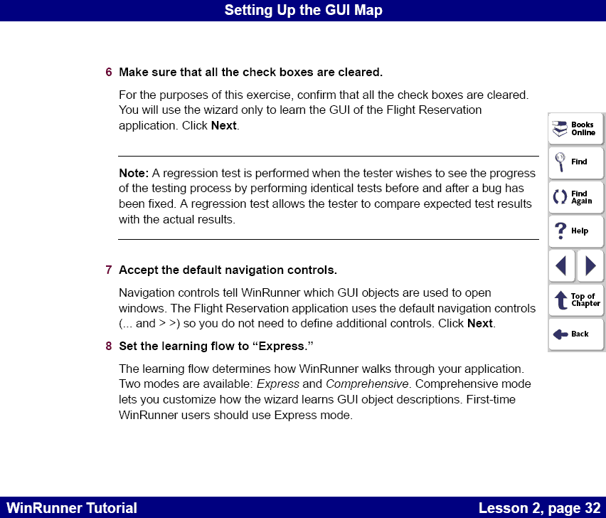 Set the learning flow to Express