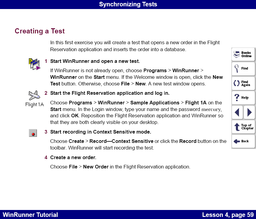 Recording a test in Context Sensitive mode