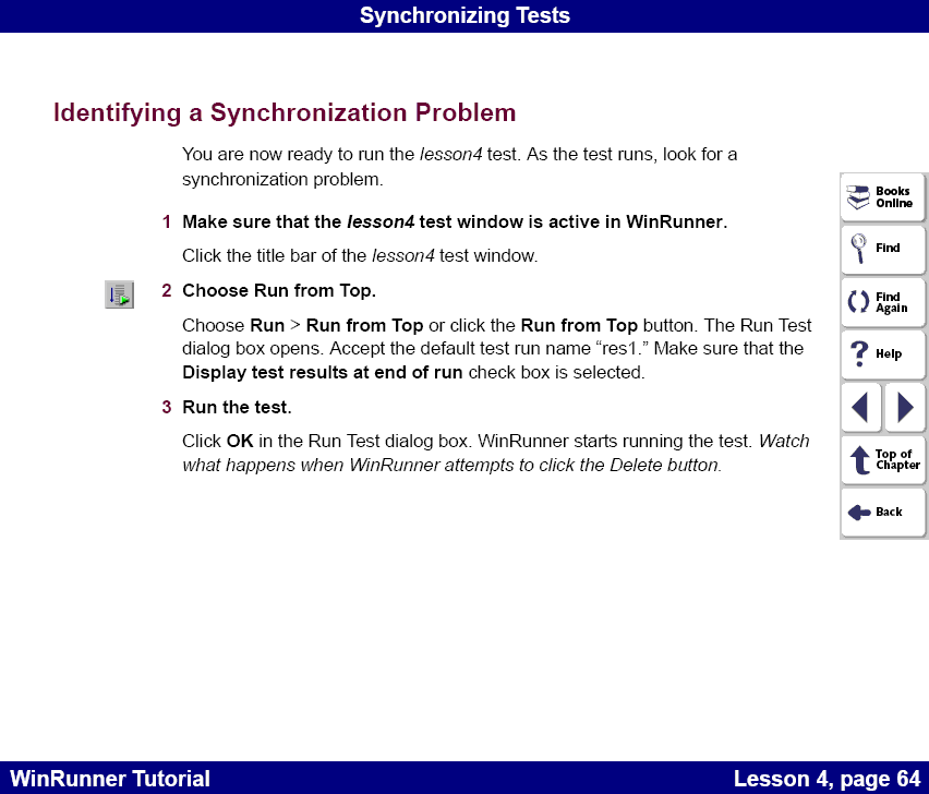Identifying a Synchronization Problem