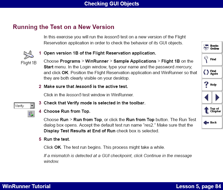 Updating Tests for a New Version of the application