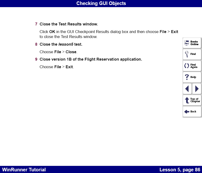 GUI checkpoint result mismatch 2