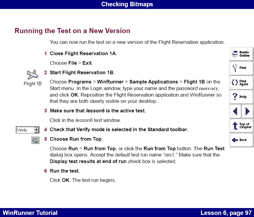 Bitmap checkpoints test on a New Version of application